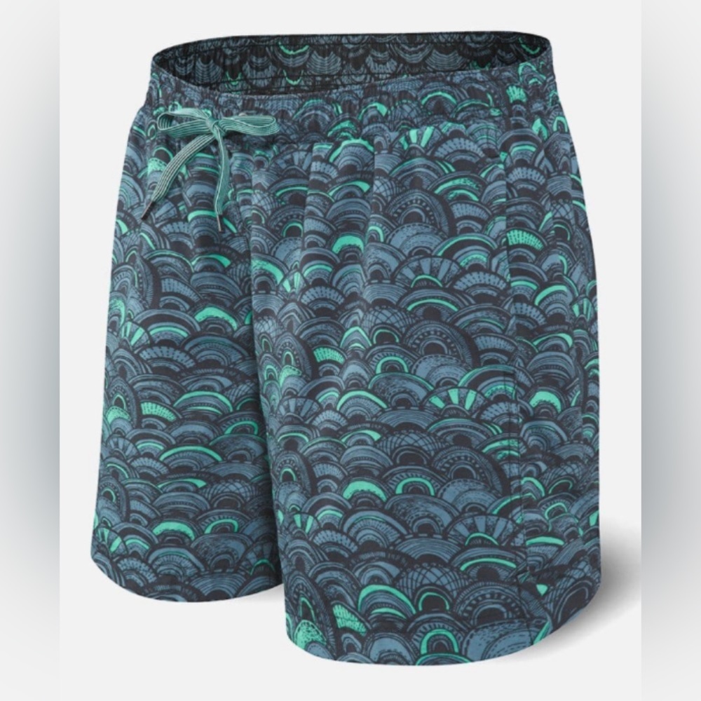 Saxx Cannonball 2N1 Regular 7” Swim Shorts Size Small